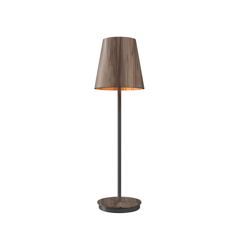 Accord Lighting 7078.18 One Light Table Lamp, American Walnut