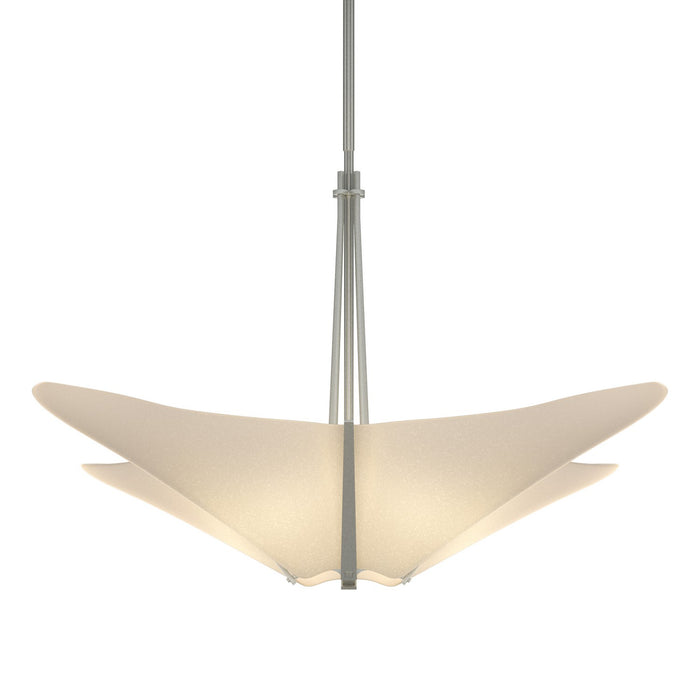 Hubbardton Forge 133305-SKT-MULT-82-SH1995 Four Light Pendant, Vintage Platinum