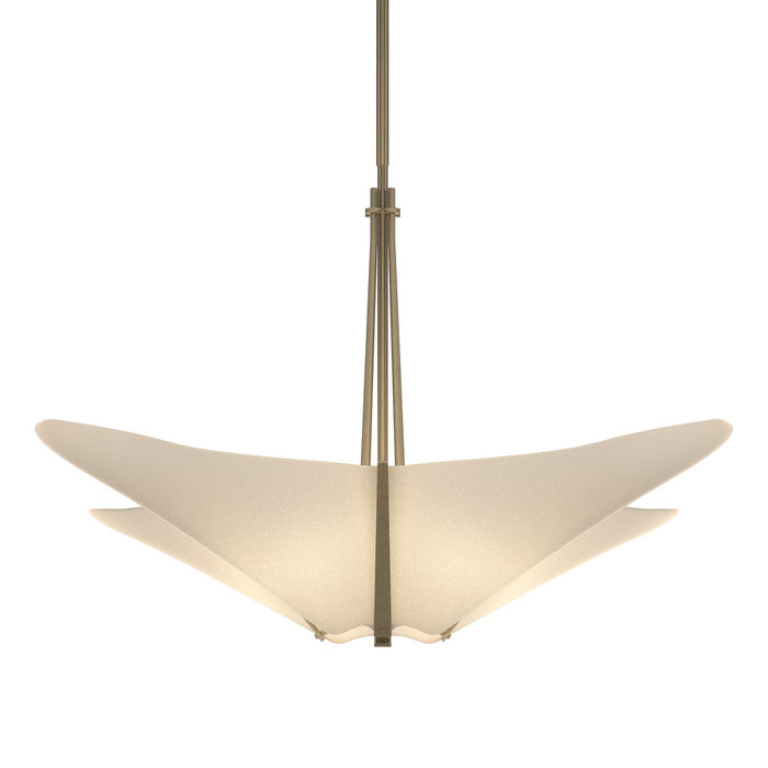 Hubbardton Forge 133305-SKT-MULT-84-SH1995 Four Light Pendant, Soft Gold