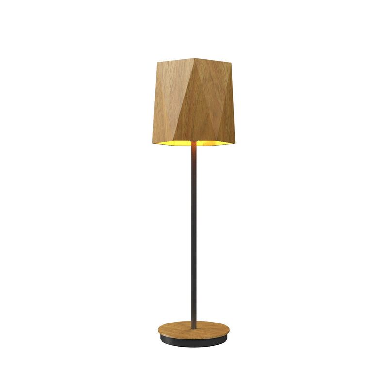 Accord Lighting 7084.09 One Light Table Lamp, Louro Freijo