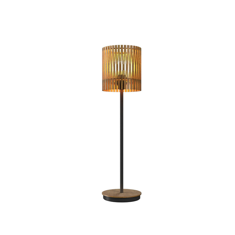Accord Lighting 7086.09 One Light Table Lamp, Louro Freijo