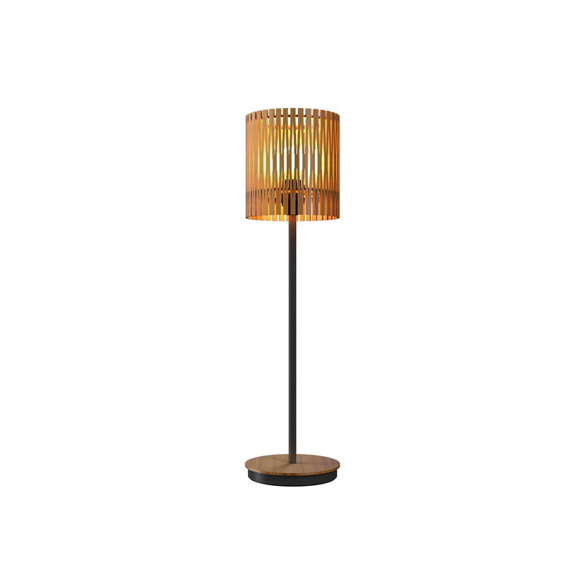 Accord Lighting 7086.12 One Light Table Lamp, Teak