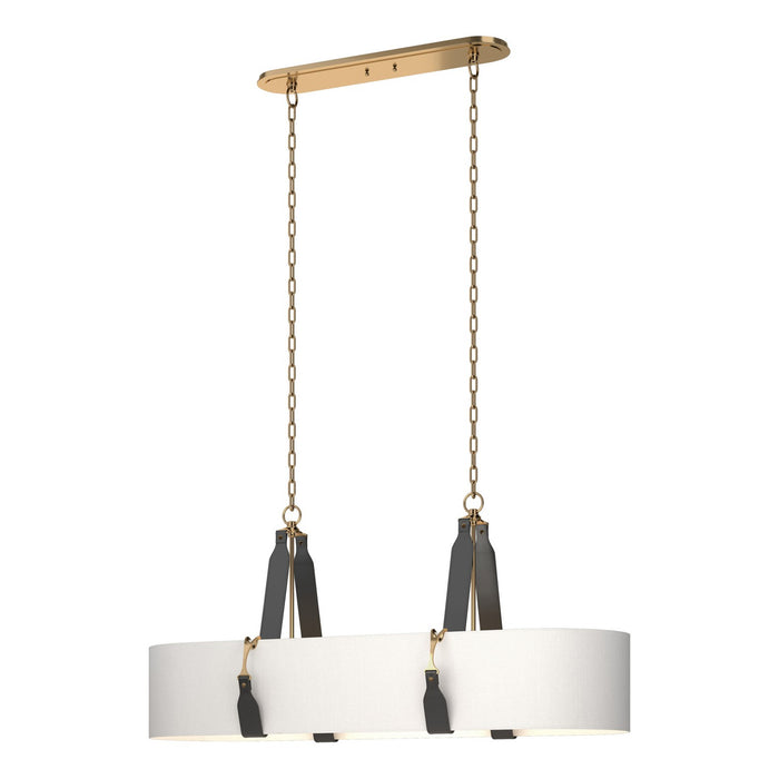 Hubbardton Forge 134070-SKT-STND-27-LK-SF4608 Four Light Pendant, Antique Brass