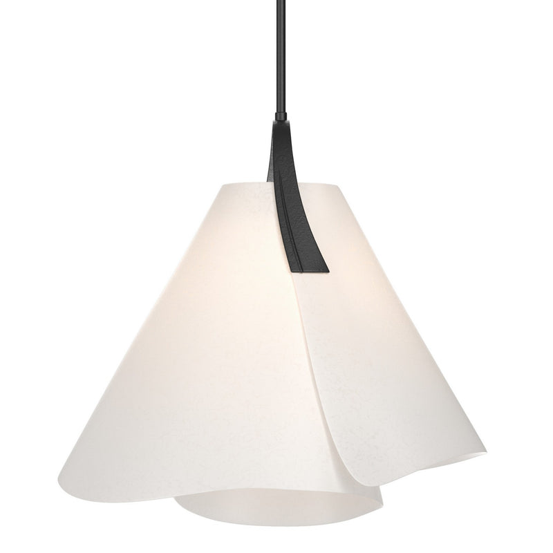 Hubbardton Forge 134501-SKT-MULT-10-SH1992 One Light Pendant, Black