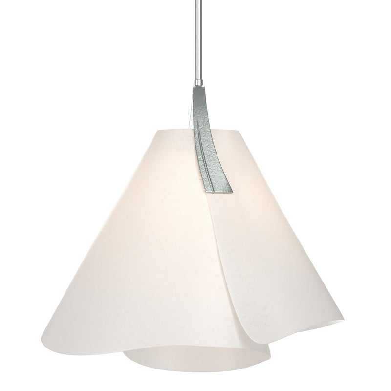 Hubbardton Forge 134501-SKT-MULT-82-SH1992 One Light Pendant, Vintage Platinum
