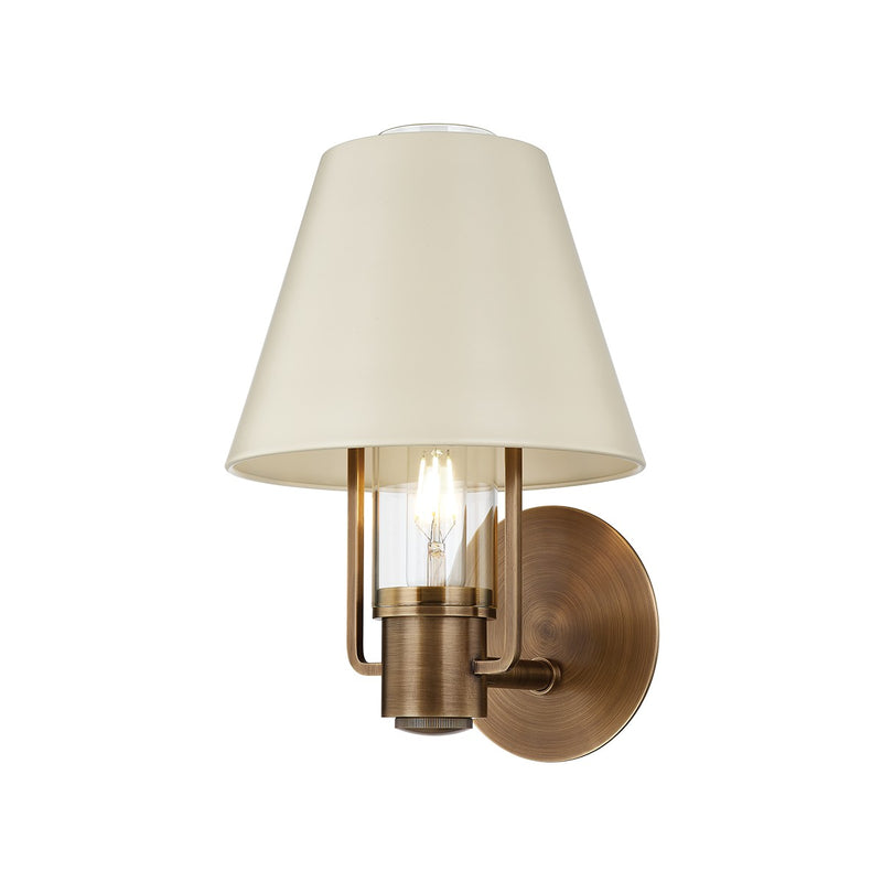 Troy Lighting B1613-PBR/SSD One Light Wall Sconce, Patina Brass