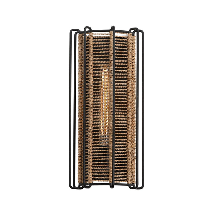 Troy Lighting B9817-TBK One Light Wall Sconce, Textured Black