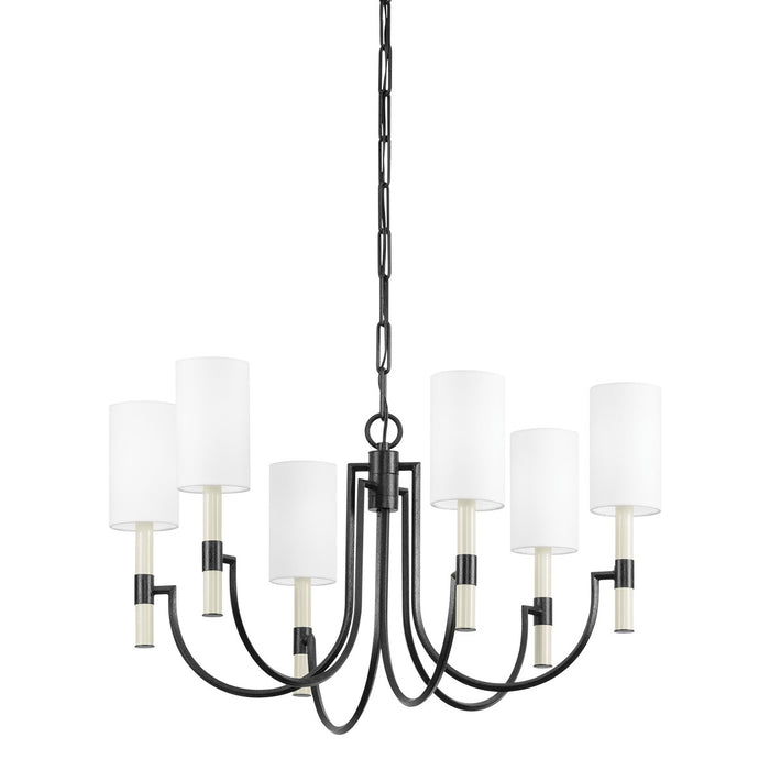 Troy Lighting F1131-FOR Six Light Chandelier, For