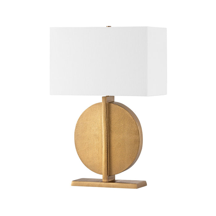 Troy Lighting PTL7026-PBR One Light Table Lamp, Patina Brass