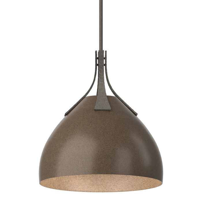 Hubbardton Forge 134502-SKT-MULT-07-05 One Light Pendant, Dark Smoke
