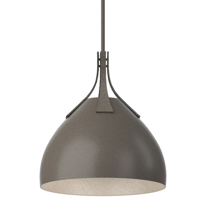 Hubbardton Forge 134502-SKT-MULT-07-07 One Light Pendant, Dark Smoke