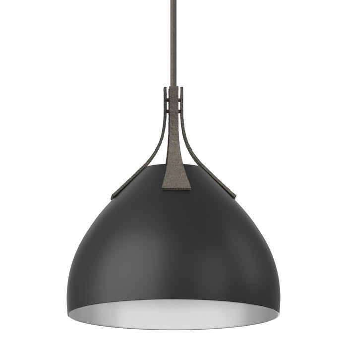 Hubbardton Forge 134502-SKT-MULT-07-10 One Light Pendant, Dark Smoke