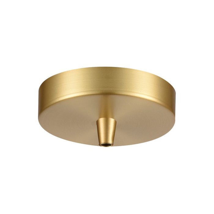 Innovations 100-SG Single Port Round Canopy & Hardware, Satin Gold