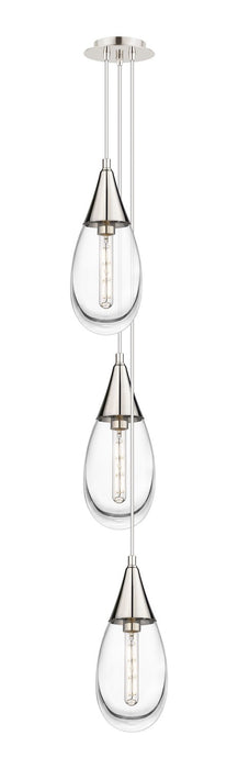 Innovations 103-450-1P-PN-G450-6CL LED Pendant, Polished Nickel