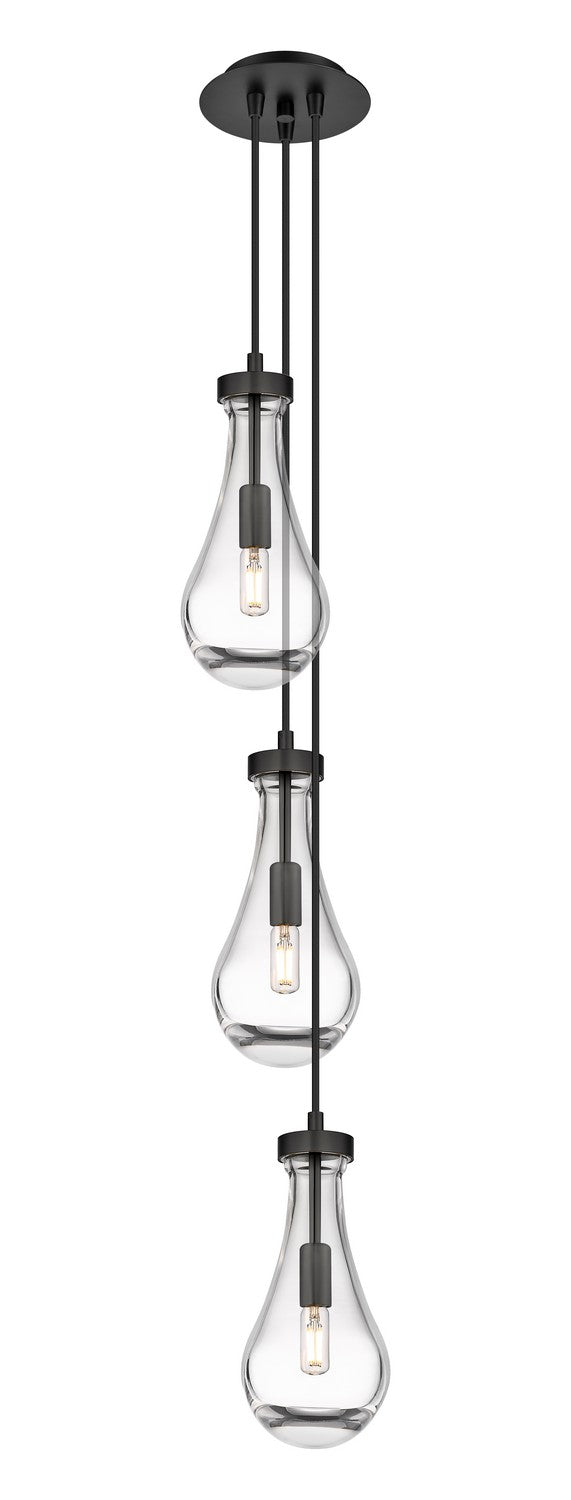 Innovations 103-451-1P-BK-G451-5CL LED Pendant, Matte Black