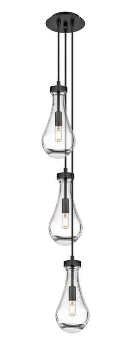 Innovations 103-451-1P-BK-G451-5CL LED Pendant, Matte Black