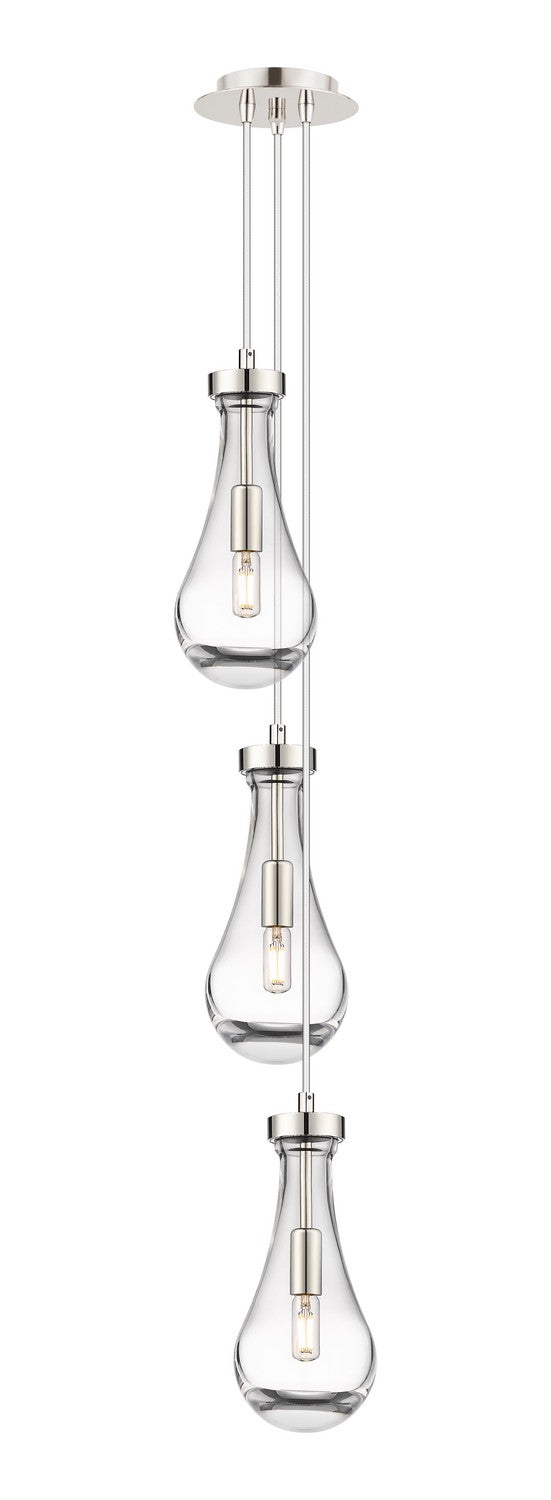 Innovations 103-451-1P-PN-G451-5CL LED Pendant, Polished Nickel