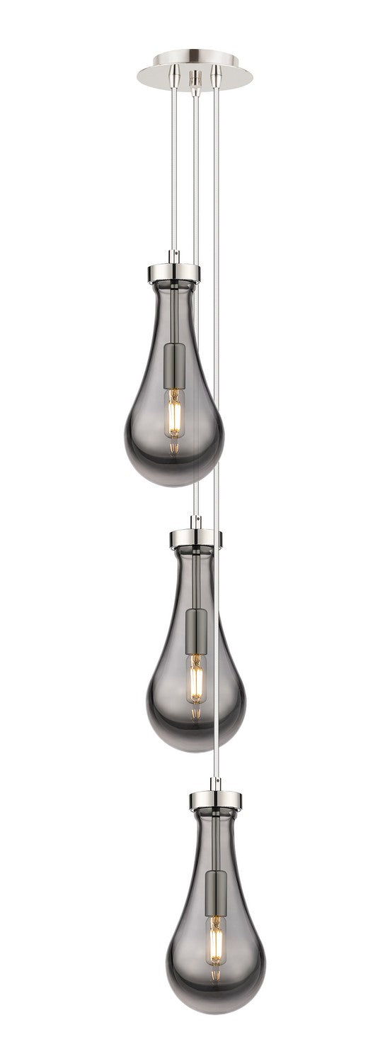 Innovations 103-451-1P-PN-G451-5SM LED Pendant, Polished Nickel