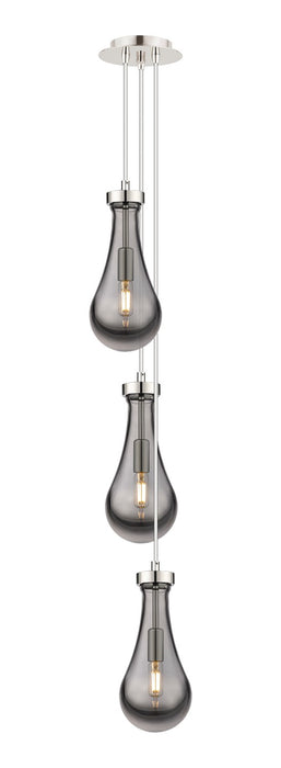 Innovations 103-451-1P-PN-G451-5SM LED Pendant, Polished Nickel