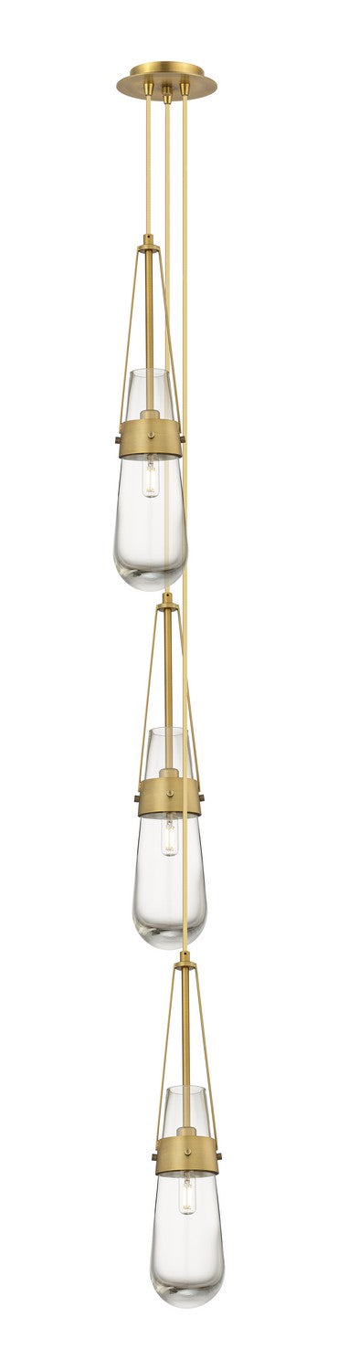 Innovations 103-452-1P-BB-G452-4CL LED Pendant, Brushed Brass