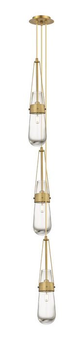 Innovations 103-452-1P-BB-G452-4CL LED Pendant, Brushed Brass