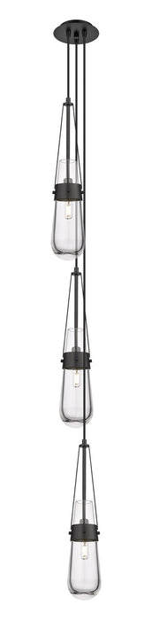 Innovations 103-452-1P-BK-G452-4CL LED Pendant, Matte Black