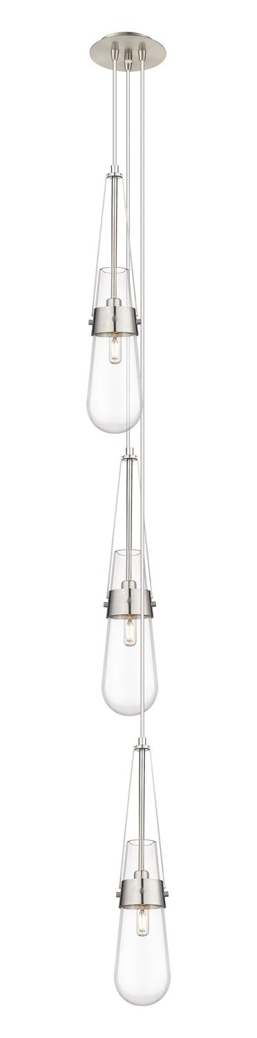 Innovations 103-452-1P-SN-G452-4CL LED Pendant, Brushed Satin Nickel