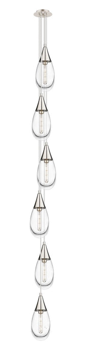 Innovations 106-450-1P-PN-G450-6CL LED Pendant, Polished Nickel