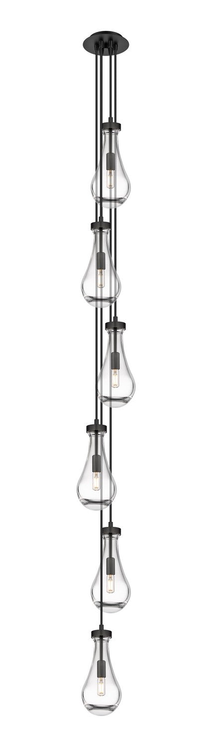 Innovations 106-451-1P-BK-G451-5CL LED Pendant, Matte Black