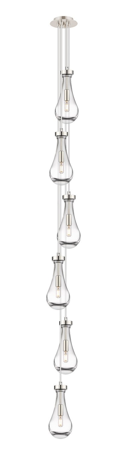 Innovations 106-451-1P-PN-G451-5CL LED Pendant, Polished Nickel