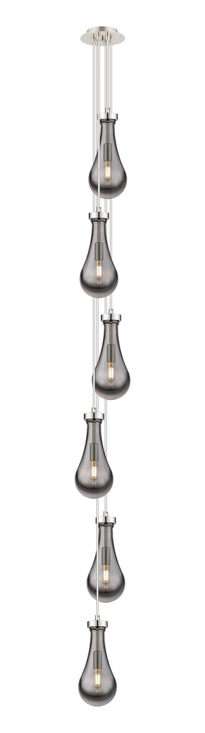 Innovations 106-451-1P-PN-G451-5SM LED Pendant, Polished Nickel