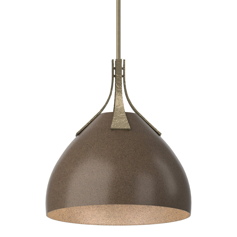 Hubbardton Forge 134502-SKT-MULT-84-05 One Light Pendant, Soft Gold