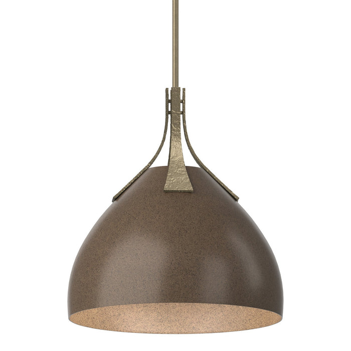 Hubbardton Forge 134502-SKT-MULT-84-05 One Light Pendant, Soft Gold