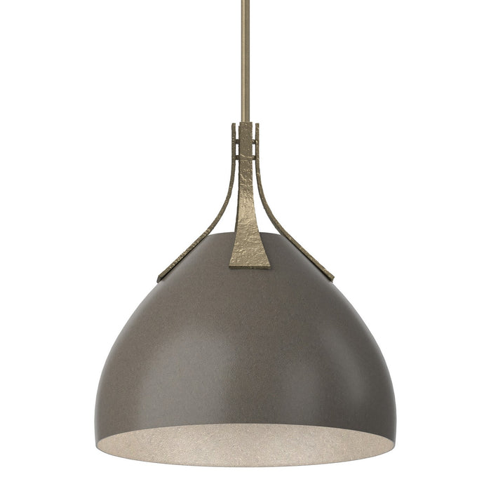 Hubbardton Forge 134502-SKT-MULT-84-07 One Light Pendant, Soft Gold