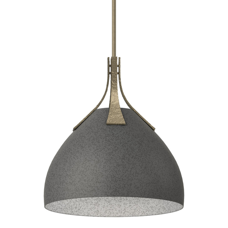 Hubbardton Forge 134502-SKT-MULT-84-20 One Light Pendant, Soft Gold