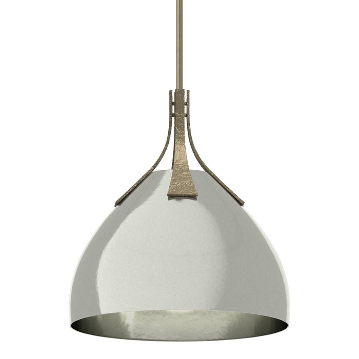 Hubbardton Forge 134502-SKT-MULT-84-85 One Light Pendant, Soft Gold