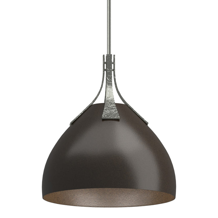 Hubbardton Forge 134502-SKT-MULT-85-14 One Light Pendant, Sterling