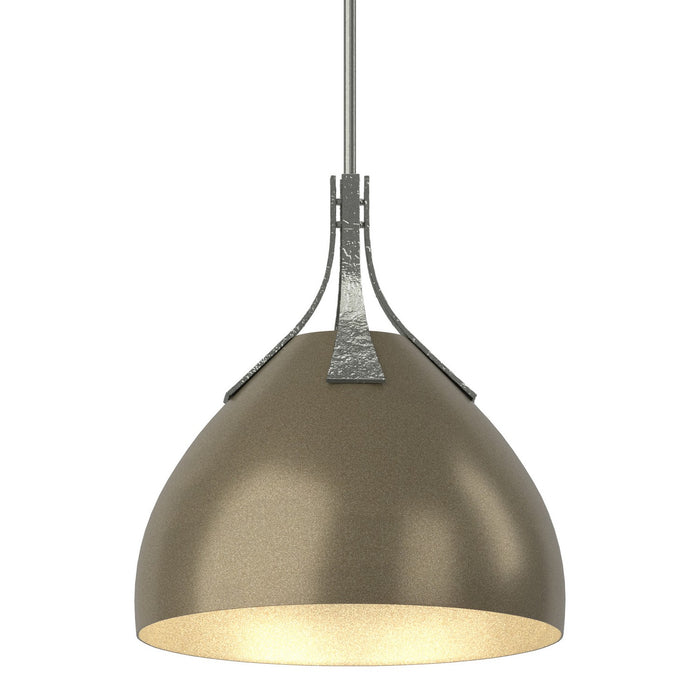 Hubbardton Forge 134502-SKT-MULT-85-84 One Light Pendant, Sterling
