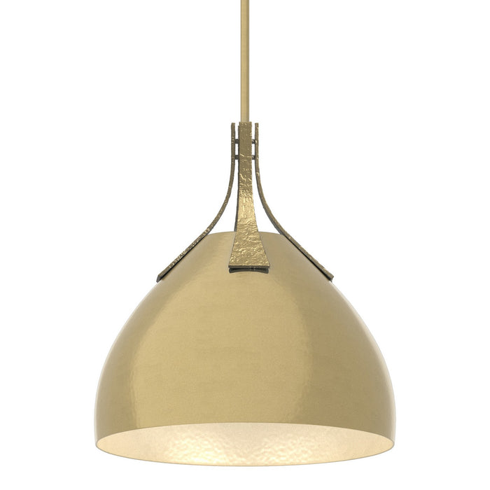 Hubbardton Forge 134502-SKT-MULT-86-86 One Light Pendant, Modern Brass