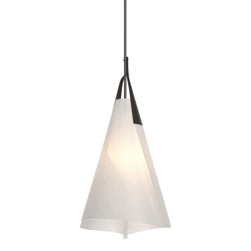 Hubbardton Forge 134505-SKT-MULT-14-SH1991 One Light Pendant, Oil Rubbed Bronze
