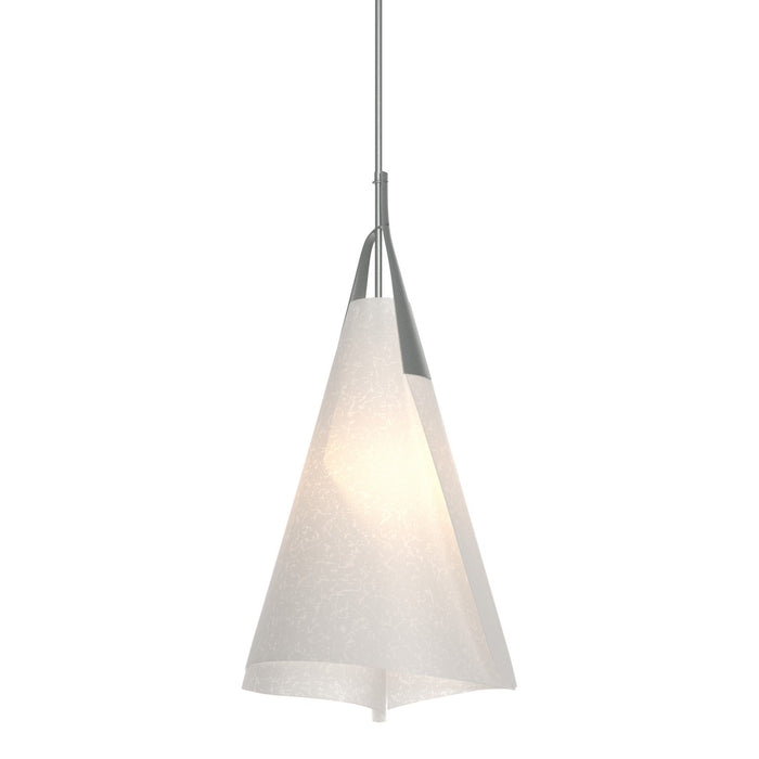 Hubbardton Forge 134505-SKT-MULT-82-SH1991 One Light Pendant, Vintage Platinum