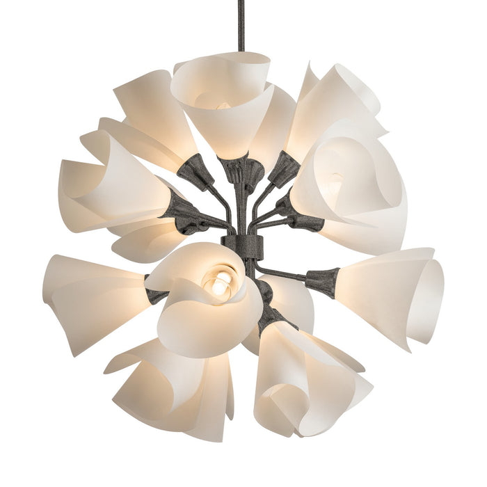 Hubbardton Forge 134506-SKT-MULT-20-SH1987 LED Pendant, Natural Iron