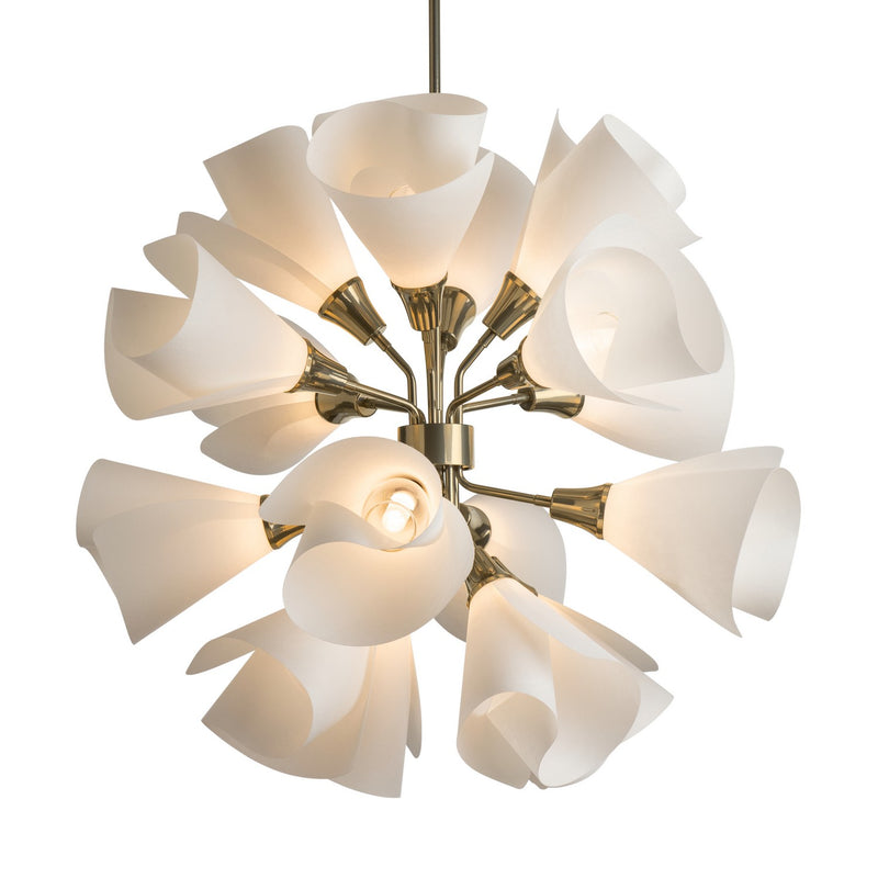 Hubbardton Forge 134506-SKT-MULT-86-SH1987 LED Pendant, Modern Brass