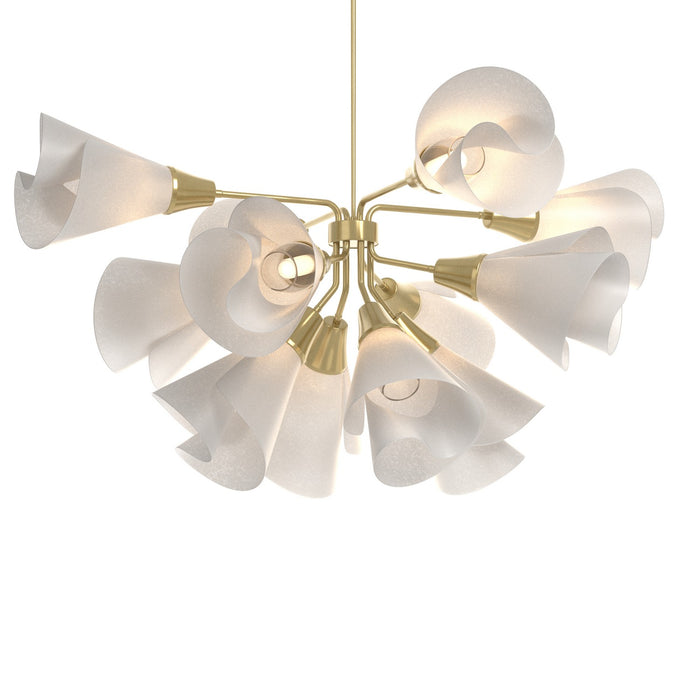 Hubbardton Forge 134510-SKT-MULT-86-SH1987 LED Pendant, Modern Brass