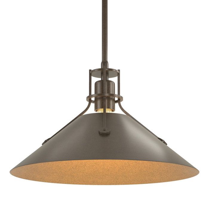 Hubbardton Forge 134550-SKT-MULT-05-05 One Light Pendant, Bronze
