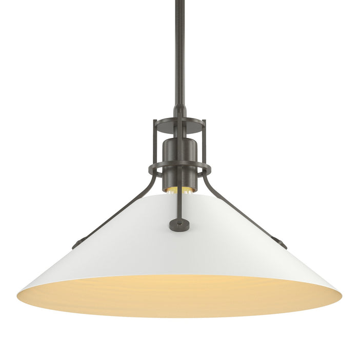 Hubbardton Forge 134550-SKT-MULT-07-02 One Light Pendant, Dark Smoke