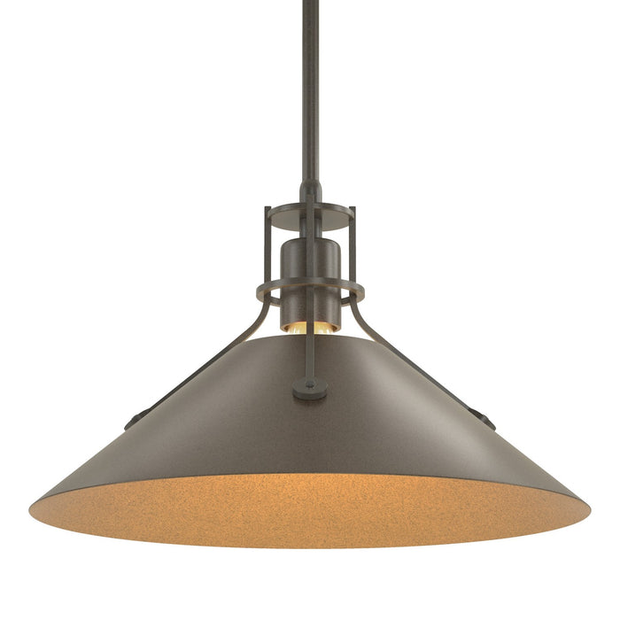 Hubbardton Forge 134550-SKT-MULT-07-05 One Light Pendant, Dark Smoke