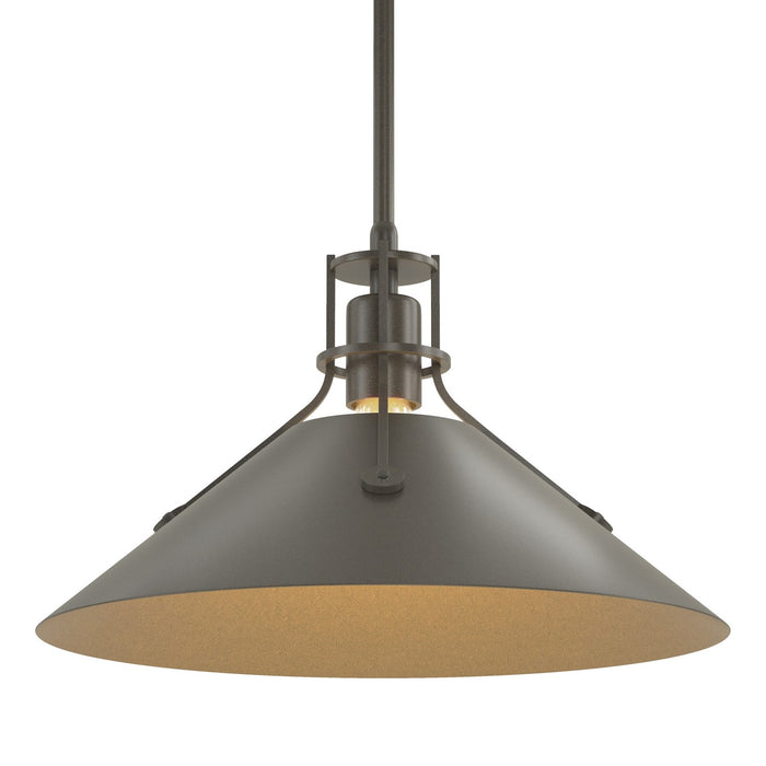 Hubbardton Forge 134550-SKT-MULT-07-07 One Light Pendant, Dark Smoke