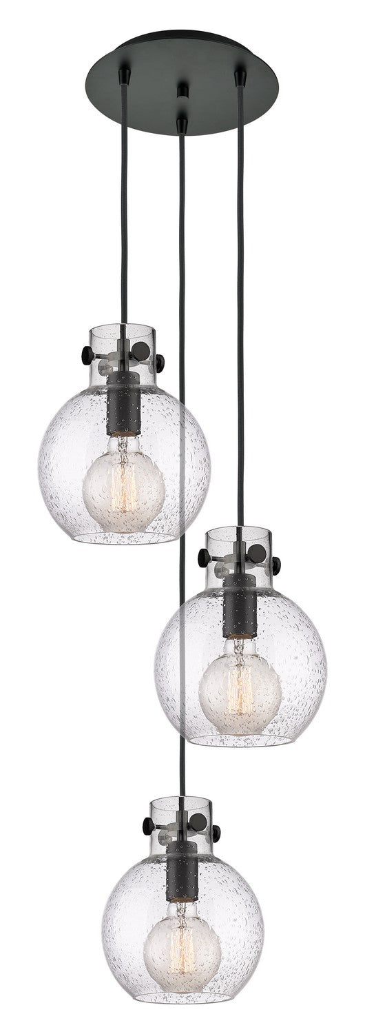 Innovations 113-410-1PS-BK-G410-8SDY Eight Light Pendant, Matte Black