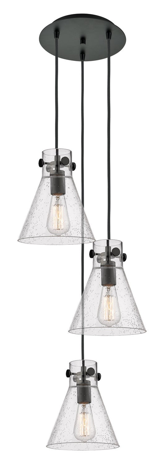 Innovations 113-410-1PS-BK-G411-8SDY LED Pendant, Matte Black